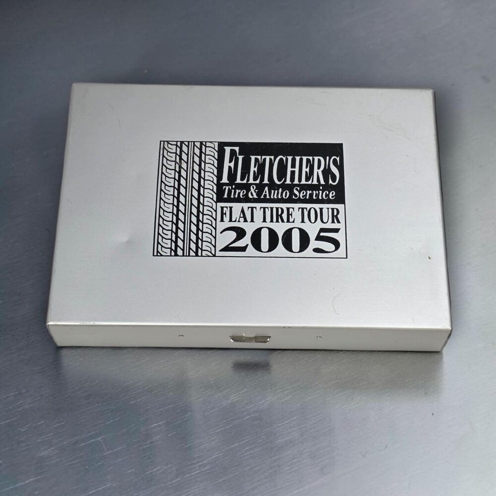Fletcher's Tire Auto Service Promo 2005 Flat Tire Tour Playing Card Set Arizona